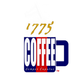 Trademarked logo for 1775.Coffee